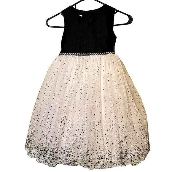 marmellata Other - Marmelatta Black & White Jeweled Skirt Party Dress Size 6
